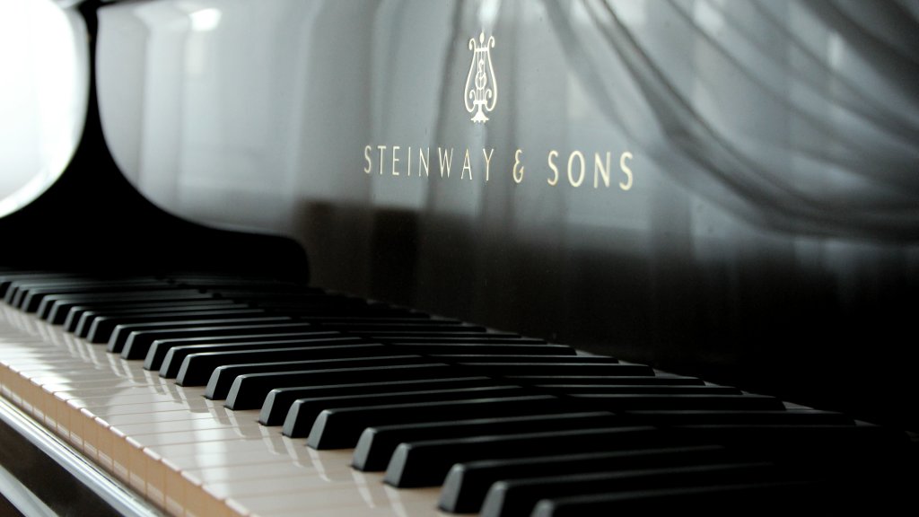 Close-up of piano at Berlin Opera Academy